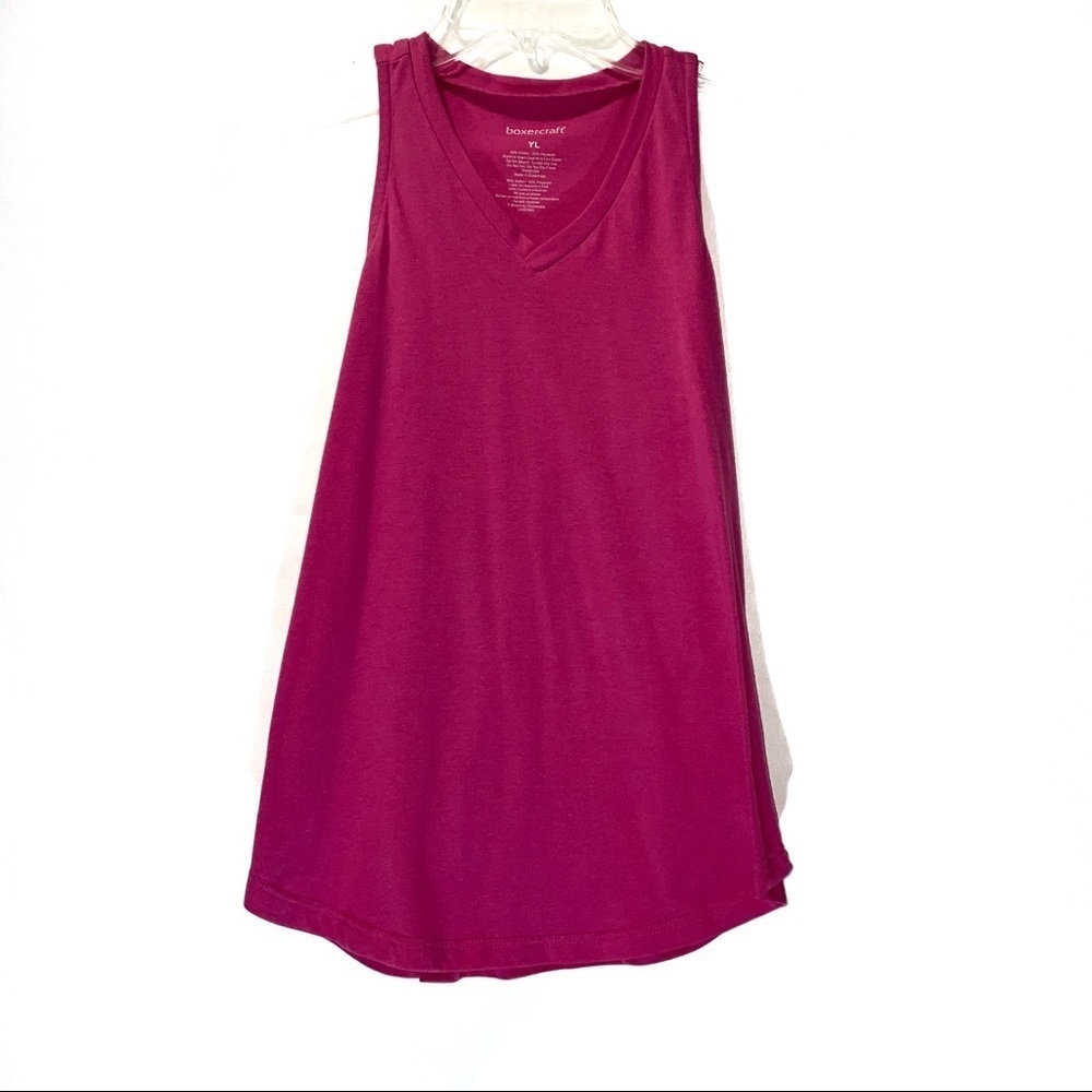 Boxercraft Hot pink Sleeveless top Youth large
